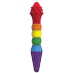 Rainbow Knob Job Dildo