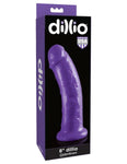 Dillio Purple 8 inches Slim Realistic Dildo