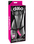 Dillio Pink 6in Strap-on Suspender Harness Set