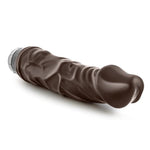 Dr Skin Vibe 6 8.75 inches Chocolate Brown Vibrating Dildo