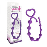 Gossip Hearts N Spurs Violet Purple Anal Beads