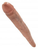 King Cock 16in Tapered Double Dildo - Tan