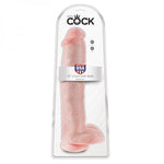 King Cock 15in Cock - Beige