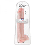 King Cock 15in Cock - Beige