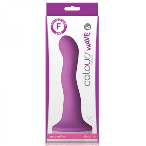 Colours - Wave - 6in Dildo - Purple