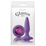 Glams Mini Butt Plug Purple Gem