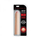 Cyberskin 3 inches Xtra Thick Uncut Penis Extension Light