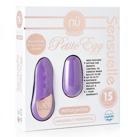 Sensuelle Petite Egg Remote Control 15 Function Purple