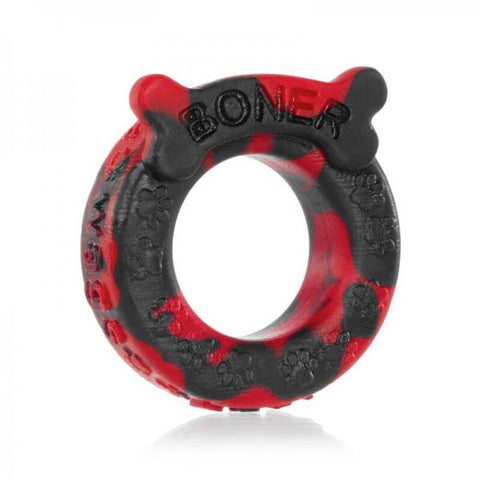 Oxballs Boner Cockring, Red/black