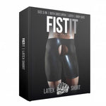 Fist-it Latex Unisex Fisting Short - Black - S/m