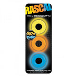 Rascal Toys The D-Ring Glow X3 3 Piece Donut Kit