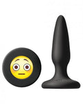 Mojis #OMG Mini Butt Plug with Emoji Face  Black