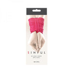 Sinful Nylon Rope 25 Ft Pink