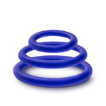 Performance VS4 Pure Premium Silicone Cockring Set Indigo