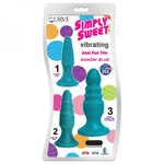 Simply Sweet Vibrating Anal Trio Teal