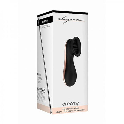 Elegance Dreamy Oral Clitoral Stimulator - Black