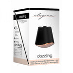 Elegance Dazzling 180/360 Degree Rotating & Vibrating Clitoral Stimulator - Black