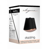 Elegance Dazzling 180/360 Degree Rotating & Vibrating Clitoral Stimulator - Black