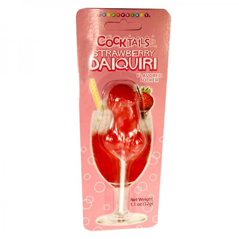 Strawberry Daquiri Cocktail Sucker