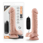 Dr. Skin - Dr. James - 9in Vibrating Cock With Suction Cup - Vanilla