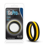 Performance - Silicone Go Pro Cock Ring - Black/gold/black