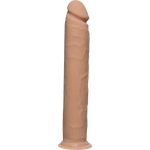 The D Realistic D 12 inches Ultraskyn Beige Dildo