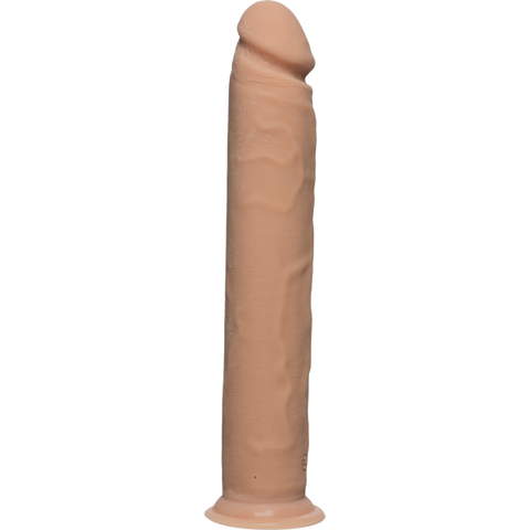 The D Realistic D 12 inches Ultraskyn Beige Dildo