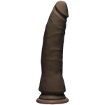 The D Thin D 7 inches Dual Density Brown Dildo