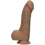 The D Master D 7.5 inches Dildo with Balls Ultraskyn Tan