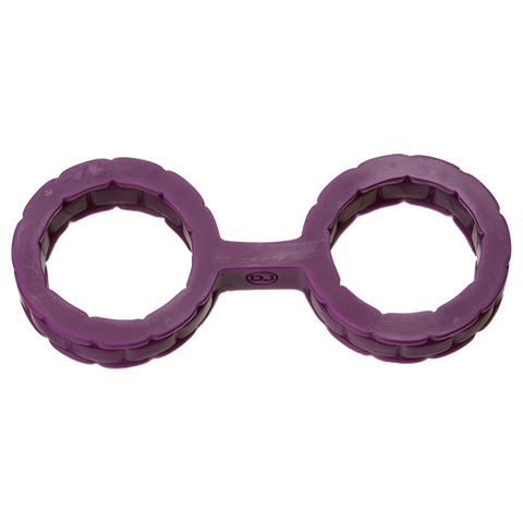 Japanese Bondage Silicone Cuffs Small Purple