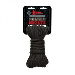 Kink Hogtied Bind & Tie 6mm Hemp Bondage Rope 50 Feet Black