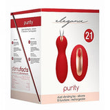 Elegance Dual Vibrating Toys - Vibrating Remote Control & Kegel Balls - Red