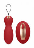 Elegance Dual Vibrating Toys - Vibrating Remote Control & Kegel Balls - Red