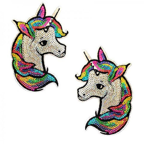 Neva Nude Reusable Pasty Unicorn Sequins