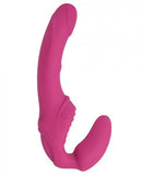 A&e Eve's Vibrating Strapless Strap On Dual Motors 9 Function Usb Rechargeable Cord Included Silicon