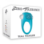 The Teal Tickler Vibrating Cock Ring