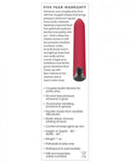 Diablo Rechargeable Bullet Vibrator Red