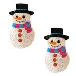 Neva Nude Pasty Snowman Glitter