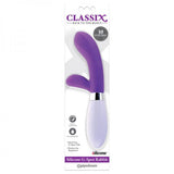 Classix Silicone G-Spot Rabbit Style Vibrator Purple