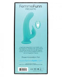 Femmefunn Pirouette Turquoise Blue Rabbit Vibrator