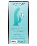 Femmefunn Pirouette Turquoise Blue Rabbit Vibrator