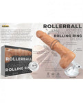 Rollerball Dildo With Rolling Ball Function Suction Cup Base