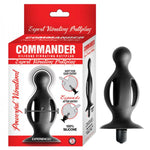 Commander Expert Vibrating Butt Plug Black