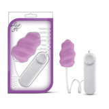 Luxe Swirl Bullet Vibrator With Sleeve Purple