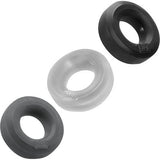 Hunkyjunk Huj3 3-pack C-ring, Tar Multi