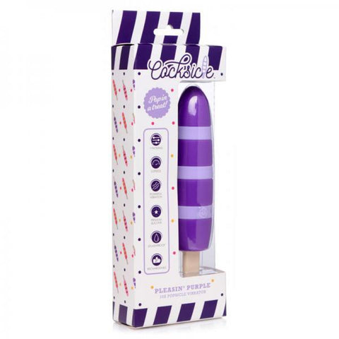 Pleasin' Purple 10x Cocksicle Vibrator