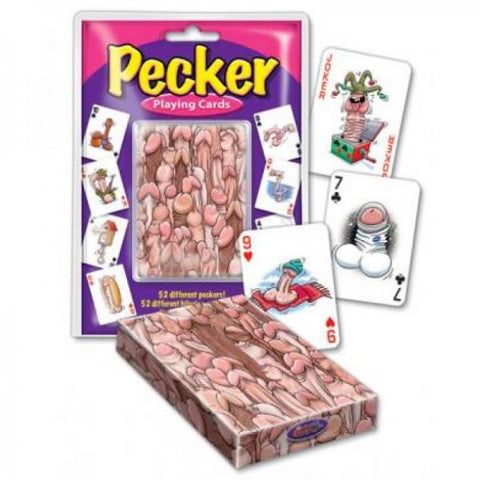 Funny Peckers Playing Cards