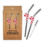 Holiday Straws Candy Cane